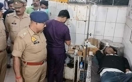 हत्या अभियुक्त को तमंचा उपलब्ध कराने वाला पुलिस मुठभेड़ में घायल।