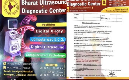 गाजीपुर न्यूज़: वाह रे! सीएमओ साहब नेकी और पूछ-पूछ, भारत अल्ट्रासाउंड सेंटर को बचाने में जुटे सीएमओ और उनके नोडल।