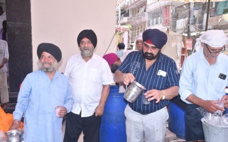 कानपुर न्यूज़: अर्जन देव महाराज का शहीदी दिवस समर्पित समागम, लंगर एवं कच्ची लस्सी का वितरण।