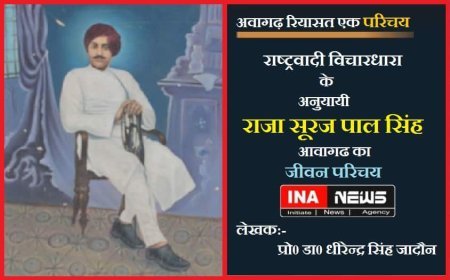 अवागढ़ रियासत एक परिचय- राष्ट्रवादी विचारधारा के अनुयायी राजा  सूरज पाल सिंह आवागढ का जीवन परिचय।