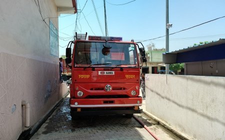 बिजनौर न्यूज़: मकान में आग लगने से लाखो का नुकसान।