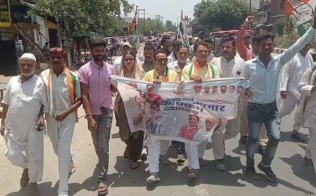 सम्भल न्यूज़: पुलिस ने रोकी कांग्रेस की धन्यवाद यात्रा, एफआईआर और गिरफ्तारी की चेतावनी के बाद बैक फुट पर आए कांग्रेसी।