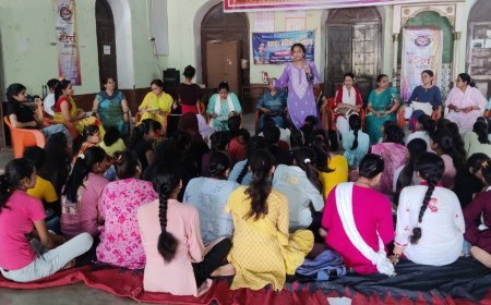 हरदोई न्यूज़: बहादुर बेटियाँ फ़ाउंडेशन द्वारा आयोजित ग्रीष्मक़ालीन शिविर का पाँचवा दिन।