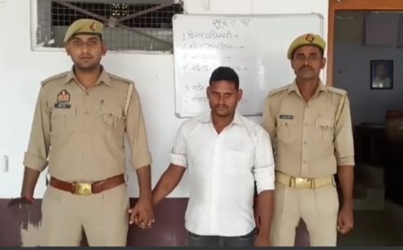 शाहजहांपुर न्यूज़: पुलिस के हत्थे चढ़ा शातिर चोर गैंग का सदस्य।