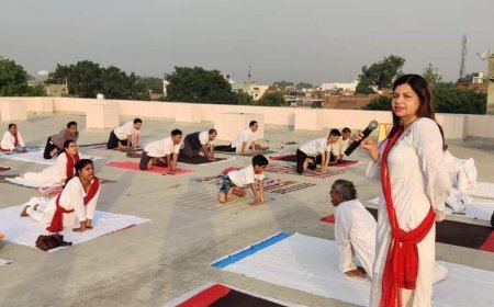 शाहजहांपुर न्यूज़: योग विज्ञान संस्थान के शिविर का हुआ समापन वज़न नियंत्रण- मधुमेह प्रबंधन पर आधारित रहा शिविर।