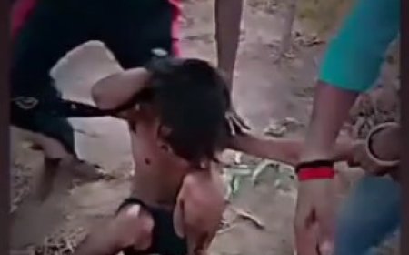 सीतापुर न्यूज़: दबंगों ने सुनाई तालिबानी सजा, फायरिंग के विवाद में आरोपी को अगवा कर पीटा।