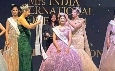 राधा राय ने मिसेज इंडिया  इंटरनेशनल-2024 का खिताब जीतकर बढ़ाया जिले का मान।