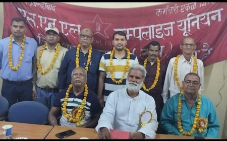 हरदोई न्यूज़: बीएसएनएल इम्प्लाइज यूनियन, दूर संचार के द्विवार्षिक अधिवेशन में घनश्याम बाजपेई अध्यक्ष व विशाल गुप्ता ज़िला सचिव चुने गए। 