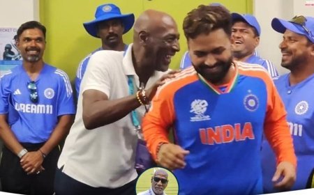 T20 World Cup 2024: भारती ड्रेसिंग रूम में दिखे महान बल्लेबाज विव रिचर्ड्स, जानिए रिचर्ड्स ने भारतीय टीम को लेकर क्या कहा।