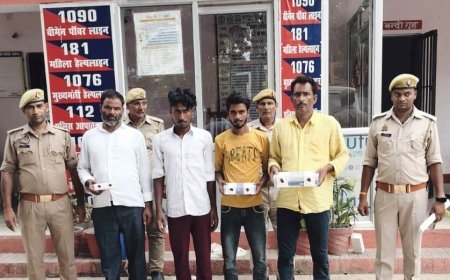 अयोध्या न्यूज़: पुलिस ने चार पशु तस्करों को किया गिरफ्तार।