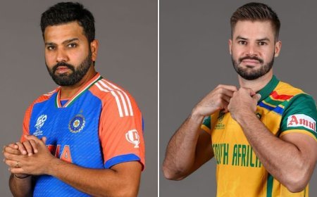 T-20 world cup 2024: टी 20 विश्व कप फाइनल में भारतीय टीम का अफ्रीका से मुकाबला आज, जानिए बारिश होने पर कैसे निकलेगा निर्णय।