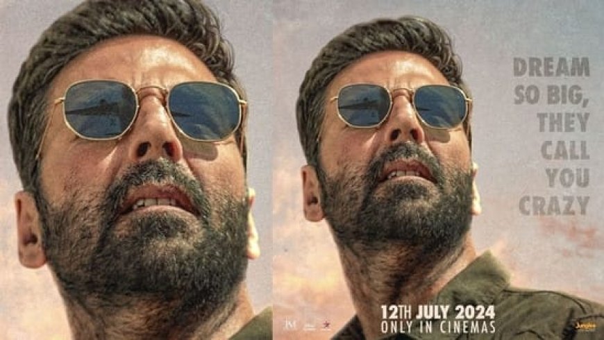 रिलीज हुआ अक्षय कुमार की फिल्म सरफिरा का फर्स्ट लुक, दमदार लुक में नजर आए खिलाड़ी कुमार।