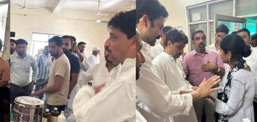 मेडिकल कॉलेज का नवनिर्वाचित सांसद इमरान मसूद ने किया निरीक्षण।