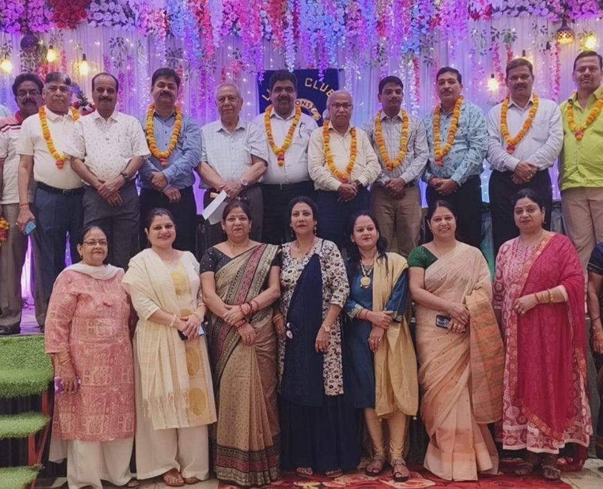 लायंस क्लब हरदोई विशाल के अध्यक्ष बने लायन प्रदीप गुप्ता।