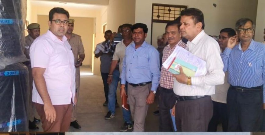 सहारनपुर न्यूज़: मंडलायुक्त डॉ. ऋषिकेश भास्कर यशोद ने निर्माणाधीन स्पोर्ट कॉलेज का निरीक्षण किया।