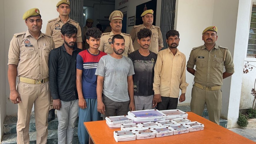 हरदोई न्यूज़: पशु चोर गिरोह का पर्दाफाश, पुलिस ने पांच बदमाशों को दबोचा।