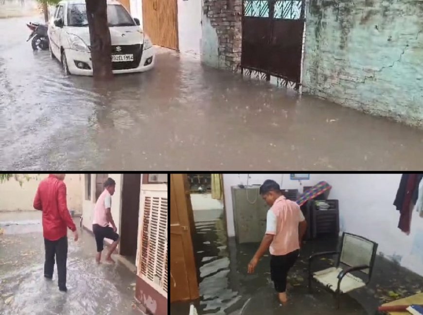 हरदोई न्यूज़: मानसून की पहली ही बारिश ने खोल कर रख दी हरदोई नगर पालिका की पोल।