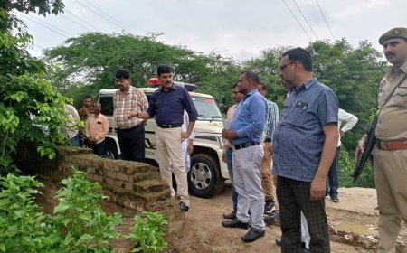 हरदोई न्यूज़: जल भराव को लेकर डीएम दिखे एक्शन में, जिलाधिकारी ने किया नगर के सबसे लम्बे नाले का निरीक्षण। 