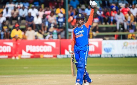 अभिषेक शर्मा ने जिम्बाब्वे के दूसरे टी20 में दमादार शतक, भारतीय टीम ने दर्ज की शानदार जीत।
