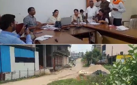 मुलताई नगरपालिका का गजब कारनामा- निजी जमीन पर बना डाली सड़क,भूमि स्वामी भटक रहा दो माह से ,रोड को डायवर्ट करवाने के लिए,जनसुनवाई में बताई अपनी समस्या। 