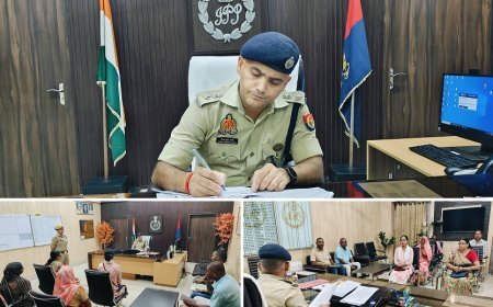 हरदोई न्यूज़: पुलिस अधीक्षक ने  सुनी फरियादियों की शिकायते,  कार्यवाही के दिए निर्देश।
