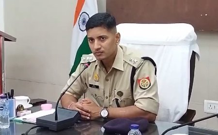 बिजनौर न्यूज़: नवागत एसपी अभिषेक झा ने चार्ज संभालते ही गिनाई प्राथमिकता, मीडिया से मांगा सहयोग। 