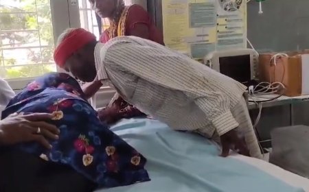 मध्यप्रदेश न्यूज़: जिला अस्पताल में सर्पदंश पीड़िता के झाड़फुंक का वीडियो हुआ वायरल।