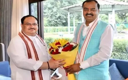 क्या यूपी बीजेपी में होने वाला है कोई बड़ा खेल? सस्पेंस बरकरार, जेपी नड्डा और डिप्टी सीएम केशव प्रसाद के बीच दिल्ली में चली एक घंटे बैठक..