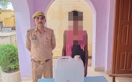 हरदोई न्यूज़ - 20 लीटर अवैध शराब के साथ एक गिरफ्तार