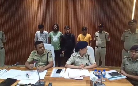 मध्यप्रदेश न्यूज़: बैतूल पुलिस ने अंतराज्जीय अवैध हथियार तस्करी करने वाले गिरोह का पर्दाफाश, चार गिरफ्तार। 