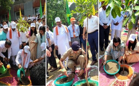 पीलीभीत न्यूज़: केन्द्रीय राज्यमंत्री जितिन प्रसाद ने इनिशियम ग्लोबल स्कूल में किया वृक्षारोपण। 