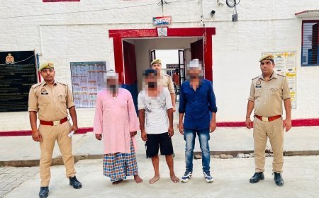 हरदोई: रास्ते में मिट्टी डालने के विवाद में 3 गिरफ्तार