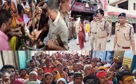 अयोध्याधाम न्यूज़: सावन के प्रथम सोमवार को हर-हर महादेव के नारे से गूंजी रामनगरी।