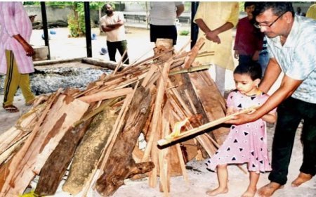 मेरठ न्यूज़: 4 साल की बच्ची ने 75 वर्ष के पिता को दी मुखाग्नि, रोकर बोली, अब चॉकलेट कौन लाएगा। 