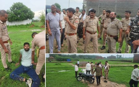 बिजनौर न्यूज़: जमीन के विवाद को लेकर आपस में दो गुट भिड़े। 