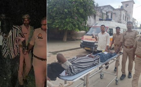 देवरिया में पुलिस और बदमाश में मुठभेड़- जबाबी कार्रवाई में बदमाश के पैर में गोली लगी, बहुचर्चित रफ्तार गैंग का सरगना है नीतेश यादव।