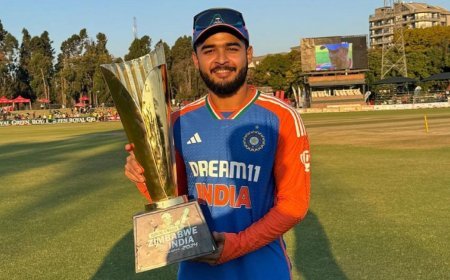 रियान पराग के चयन पर आया अपडेट, तिलक वर्मा के चोटिल होने के वजह से पराग को मिला मौका।