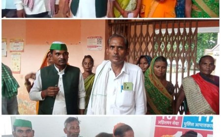 सीतापुर न्यूज़: भारतीय किसान यूनियन (चौधरी) के दोवारा जिला अधिकारी सीतापुर को सौंपा ज्ञापन। 