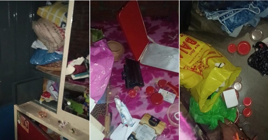हरदोई न्यूज़: पुलिस निष्क्रियता से अजीत शुक्ला के बंद मकान से करीब छः लाख की नकदी और आभूषण चोरी।