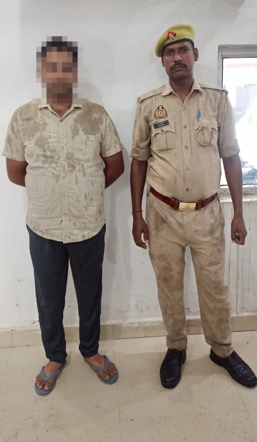 हरदोई न्यूज़ - पुलिस ने एक वारंटी अभियुक्त को किया गिरफ्तार