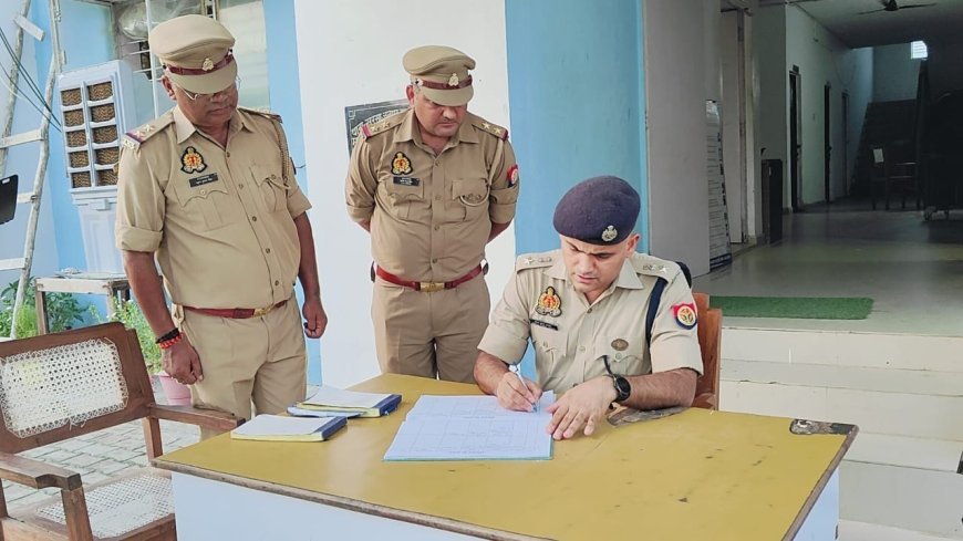 हरदोई: एसपी ने थाना सुरसा का किया निरीक्षण, आवश्यक निर्देश दिए