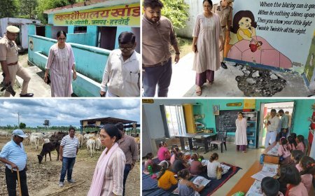 हरदोई न्यूज़: अनियमितता देख भड़कीं मुख्य विकास अधिकारी- ग्राम पंचायत अधिकारी को निलम्बित कर उनके विरूद्ध आवश्यक कार्यवाही के दिए निर्देश। 