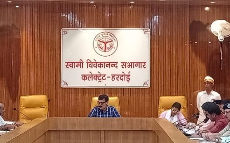 हरदोई न्यूज़: जिलाधिकारी की अध्यक्षता में हुई राइफल क्लब की बैठक। 