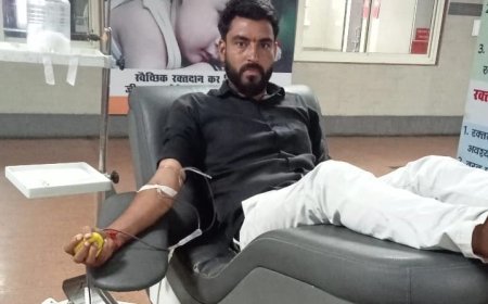 हरदोई न्यूज़: कैंसर रोगी के लिए फरिस्ता बने समाजसेवी।