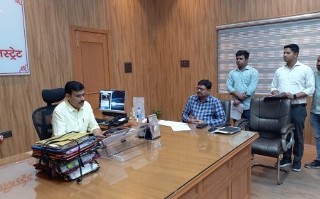 हरदोई न्यूज़: जिलाधिकारी ने की गंगा एक्सप्रेस वे व एनएच के सम्बन्ध में बैठक। 