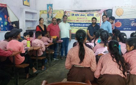 बलिया न्यूज़: बेटी बचाओं, बेटी पढ़ाओ सप्ताह थीम का हुआ आयोजन। 
