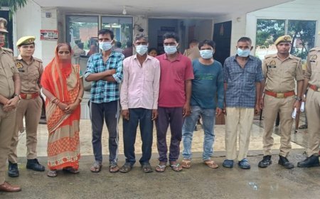 हरदोई न्यूज़: पुलिस ने एक महिला सहित 06 वारंटी अभियुक्तों को किया गिरफ्तार। 