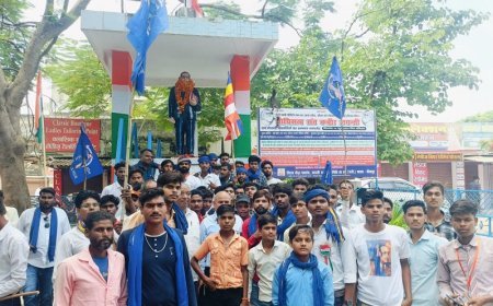 सीतापुर न्यूज़: स्वतंत्रता दिवस पर निकाली गई भव्य तिरंगा यात्रा। 