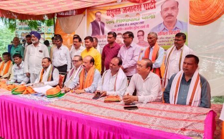 हरदोई न्यूज़: संयुक्त जनादेश पार्टी की कुढ़वा गांव से शुरू हुई जनभागीदारी यात्रा। 