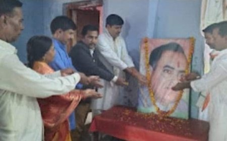 हरदोई न्यूज़: आधुनिक भारत के निर्माता थे भूतपूर्व प्रधानमंत्री राजीव गांधी - आशीष